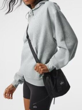 Alo Yoga Utility Cross Body Bucket Bag in Black